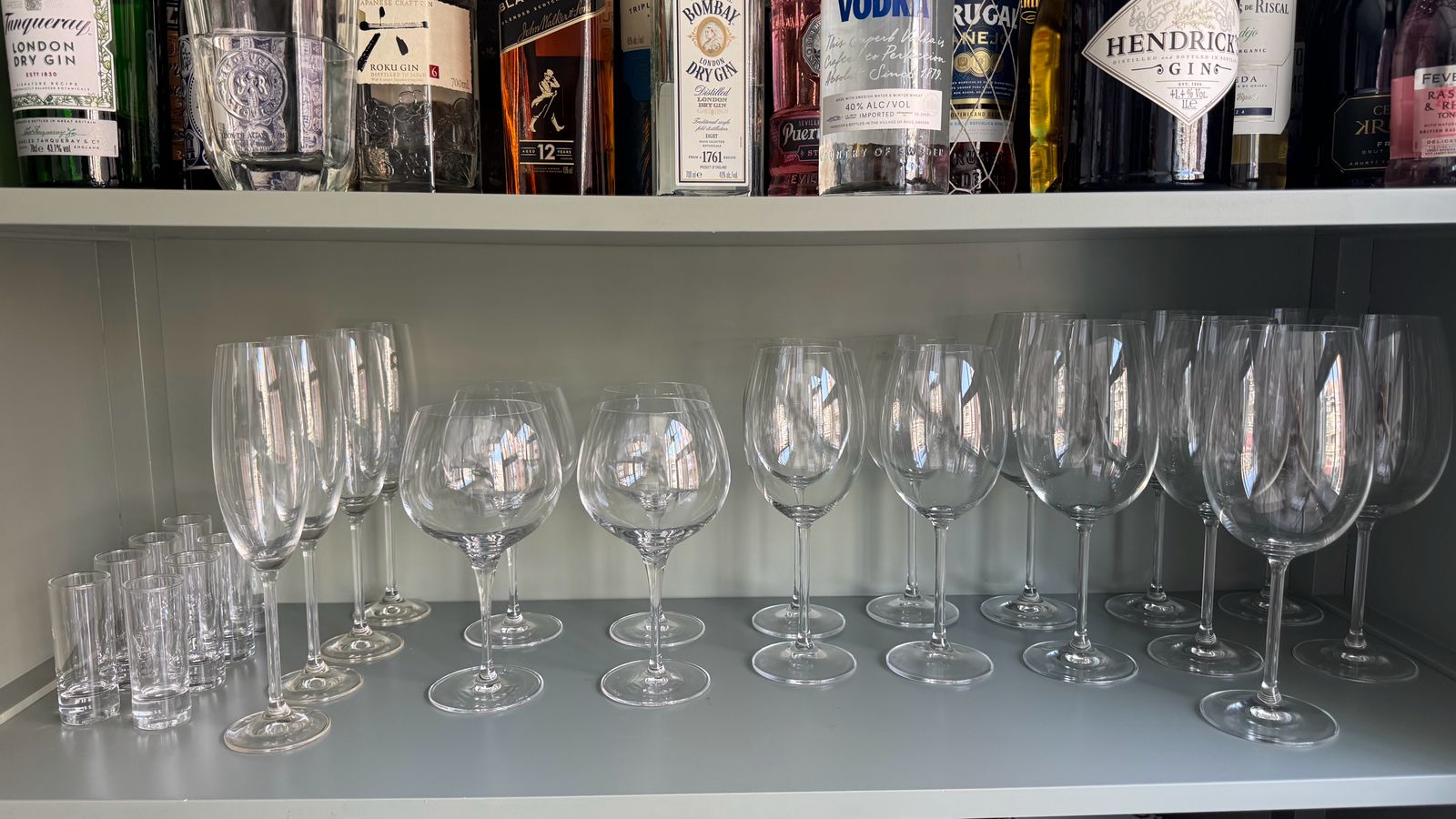 Set de copas de cristal El Corte Inglés